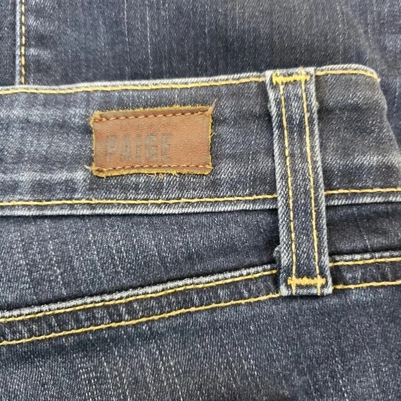 Paige Skyline Ankle Skinny Jeans Maggie Dark Wash Denim - Picture 5 of 7